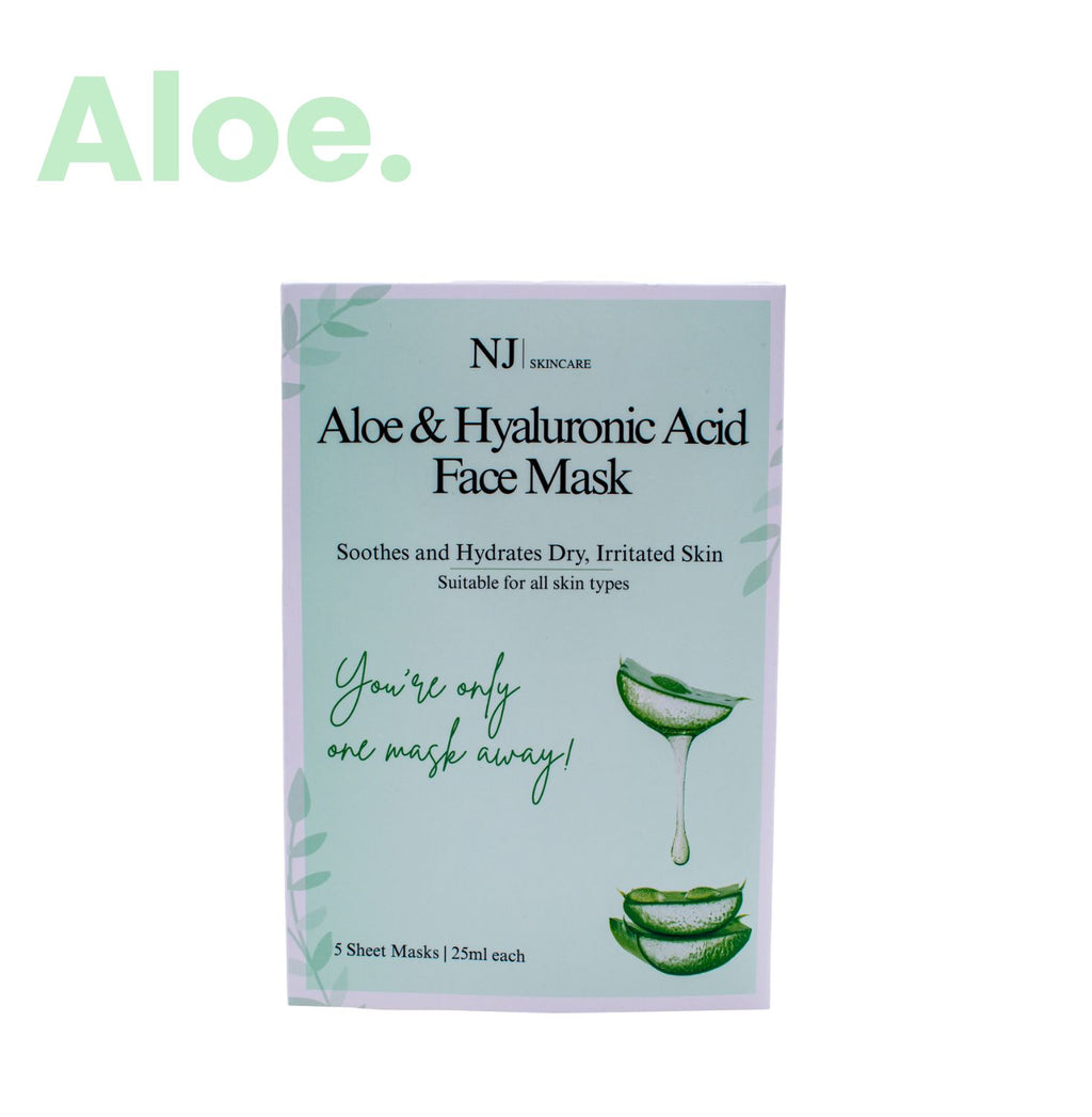 Aloe & Hyaluronic Acid Box (5 Sheet Masks)