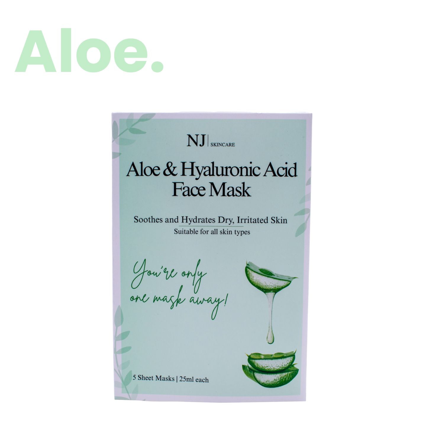 Aloe & Hyaluronic Acid Box (5 Sheet Masks)