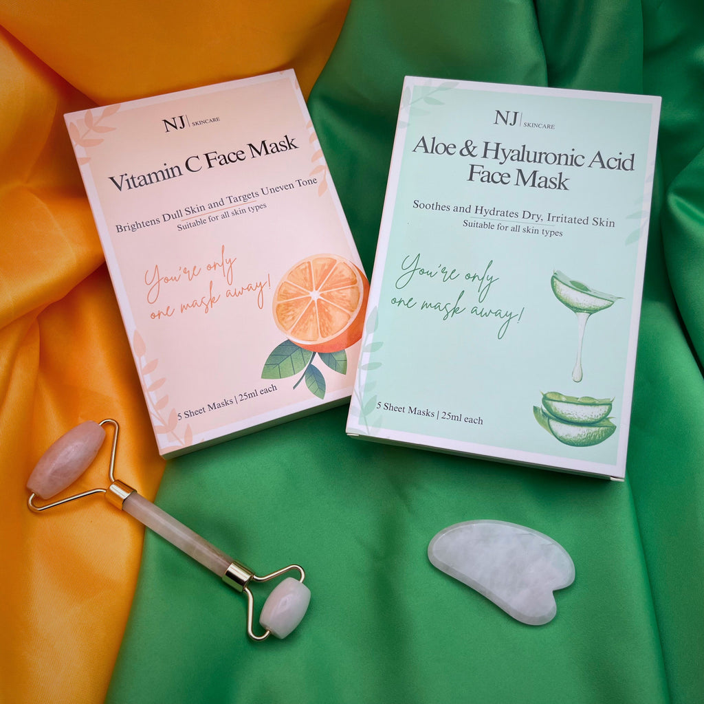 10-Mask Super Saver Combo (5 Aloe + 5 Vitamin C)