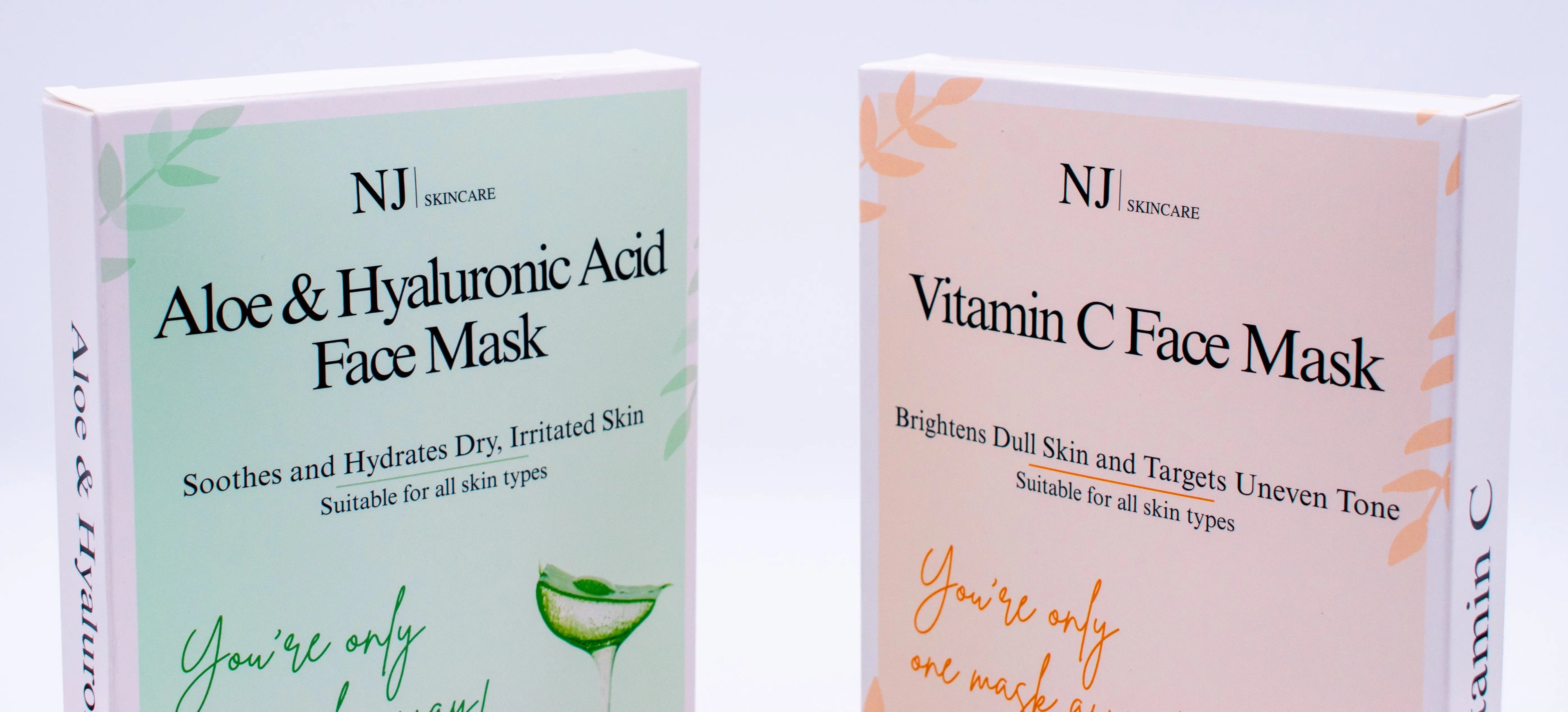 10-Mask Super Saver Combo (5 Aloe + 5 Vitamin C Masks) NJ SkinCare